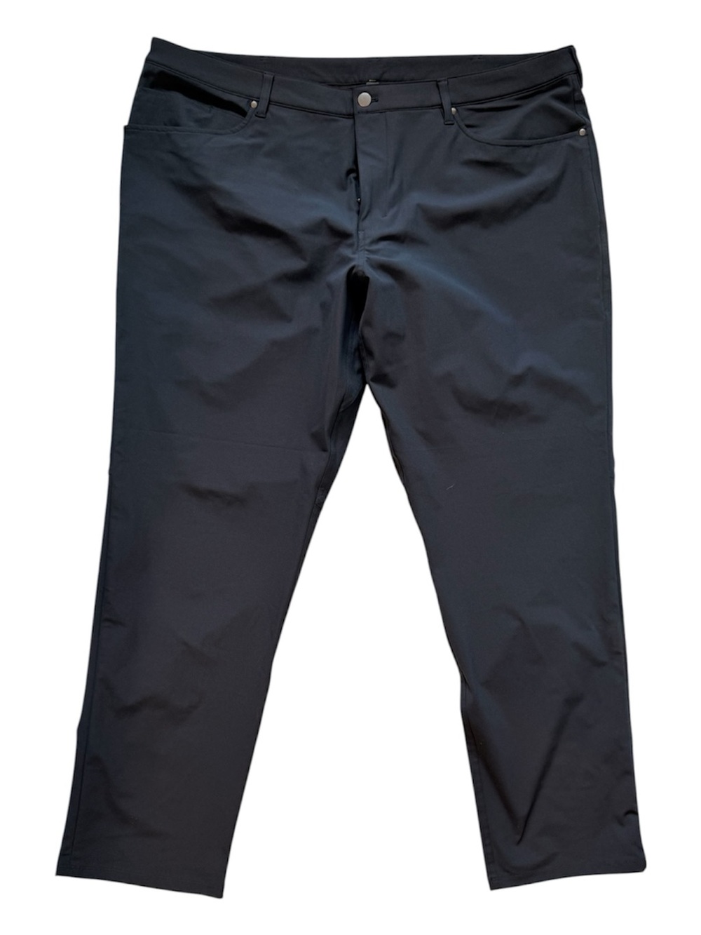 Lululemon Men's Navy Blue ABC classic fit 5 pocket warpstreme Pants size 42x32